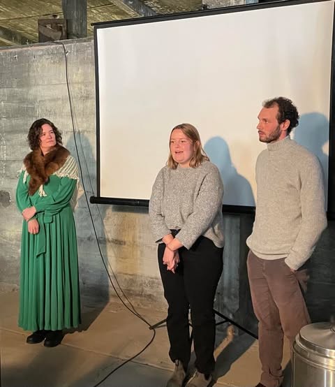 Dr. Catherine Chambers, Alex Tyas and Pietro Calabretta