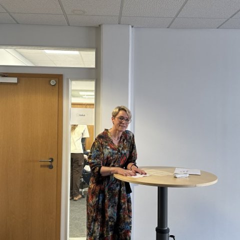 Sigríður Júlía Brynleifsdóttir bæjarstjóri Ísafjarðar ávarpaði gesti í tilefni dagsins