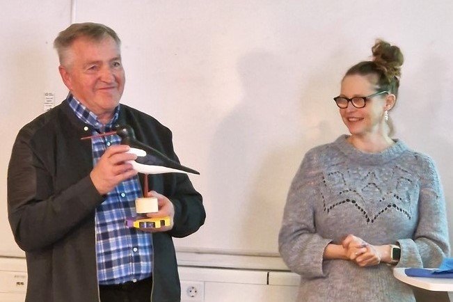 Stefán B. Sigurðsson said goodbye after a decade as board member