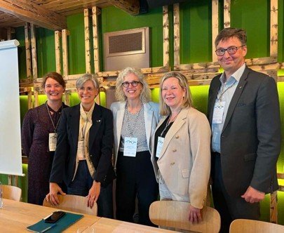 Catherine at the Rector's forum