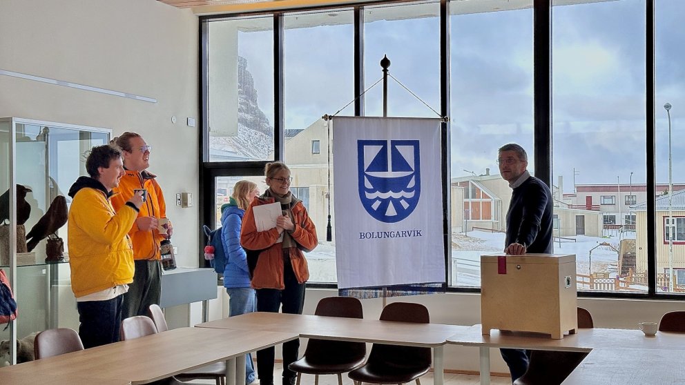 Nemendur heimsækja bæjarstjóra Bolungarvíkur