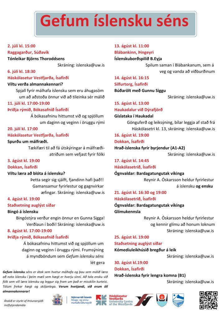 Various events coming up!