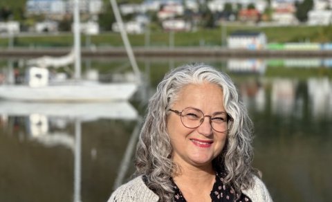 Bjarney Ingibjörg Gunnlaugsdóttir, verkefnastjóri Háskólaseturs Vestfjarða og umsjónarmaður Vísindap…