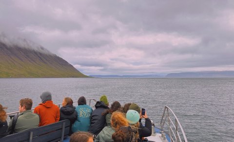 Orientation trip to Vigur Island for the new master's students